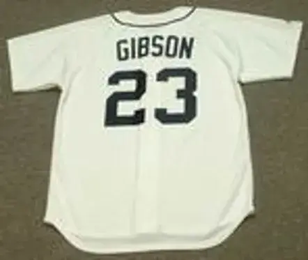 KIRK GIBSON Detroit Tigers 1984 Majestic Throwback Home Baseball Jersey 