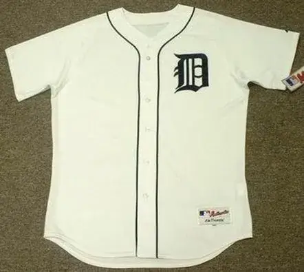 KIRK GIBSON Detroit Tigers Majestic Athletic AUTHENTIC Home Baseball Jersey