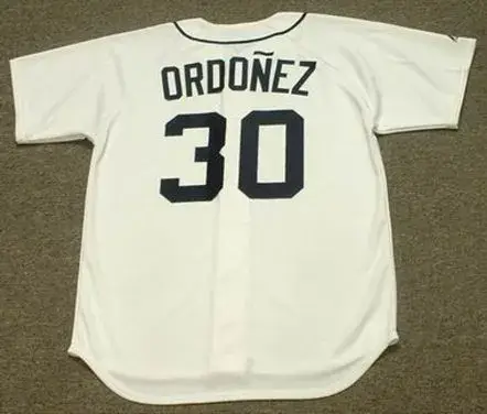 MAGGLIO ORDONEZ Detroit Tigers 2007 Majestic Throwback Home Baseball Jersey 