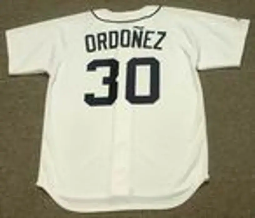 MAGGLIO ORDONEZ Detroit Tigers 2007 Majestic Throwback Home Baseball Jersey 