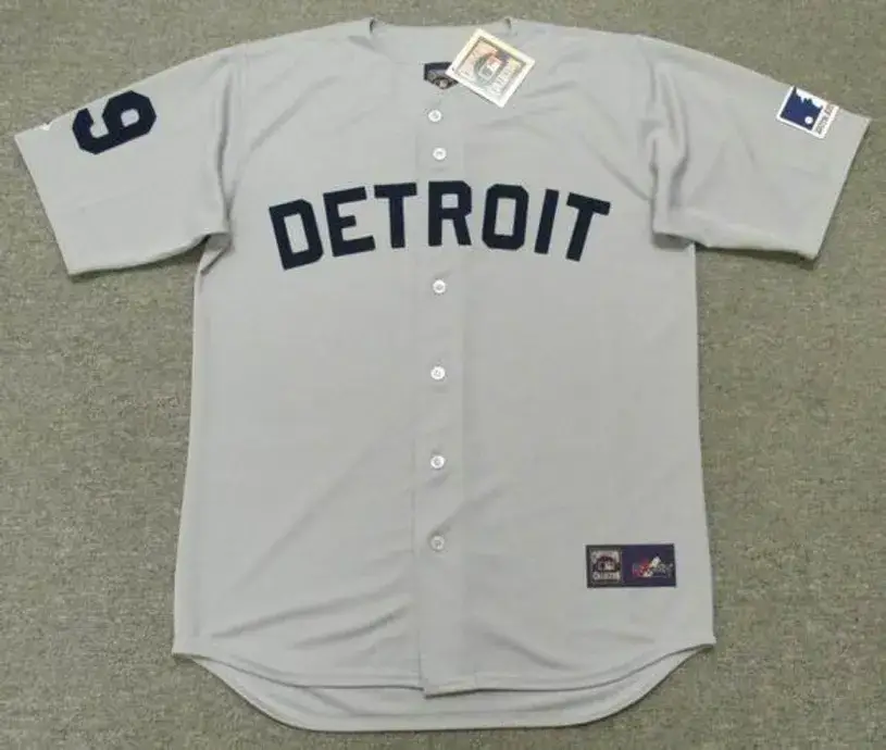 MICKEY LOLICH Detroit Tigers 1969 Majestic Cooperstown Away Baseball Jersey