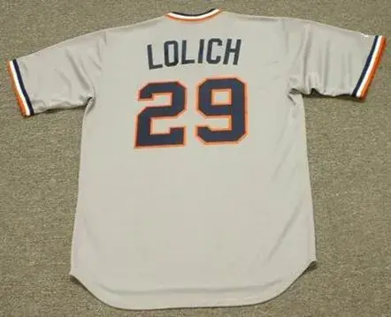 MICKEY LOLICH Detroit Tigers 1972 Majestic Cooperstown Throwback Baseball Jersey 