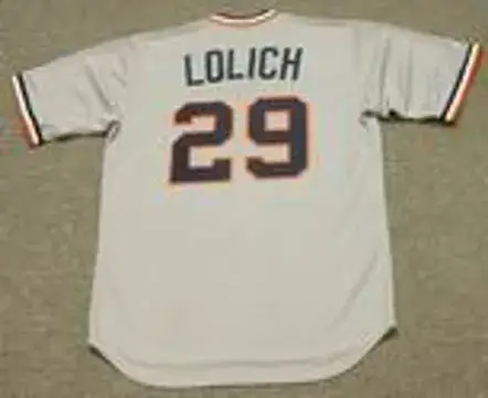 MICKEY LOLICH Detroit Tigers 1972 Majestic Cooperstown Throwback Baseball Jersey 