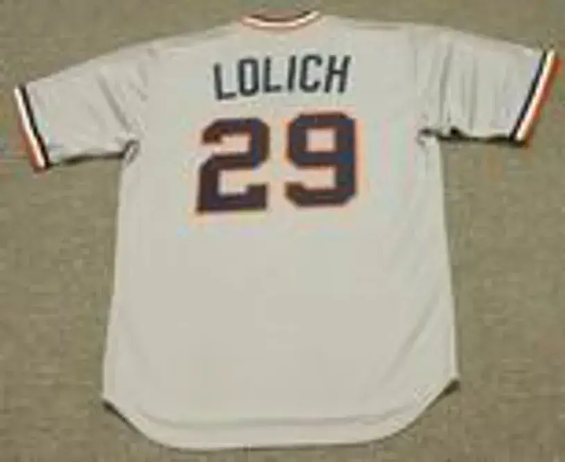 MICKEY LOLICH Detroit Tigers 1972 Majestic Cooperstown Throwback Baseball Jersey 