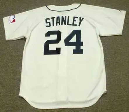 MICKEY STANLEY Detroit Tigers 1969 Home Majestic Throwback Baseball Jersey 