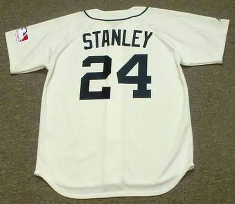 MICKEY STANLEY Detroit Tigers 1969 Home Majestic Throwback Baseball Jersey 
