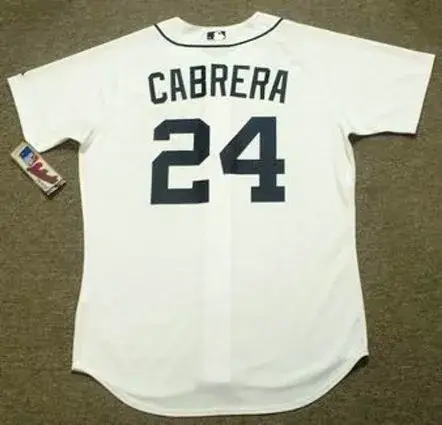 MIGUEL CABRERA Detroit Tigers 2010 Majestic Authentic Home Baseball Jersey 