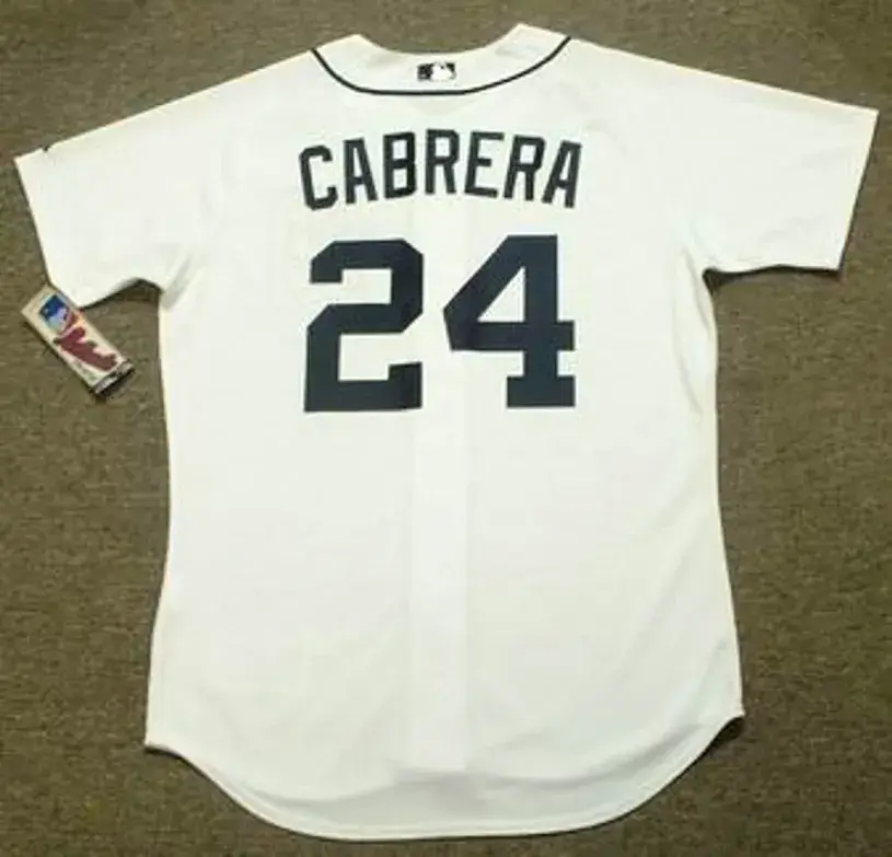 MIGUEL CABRERA Detroit Tigers 2010 Majestic Authentic Home Baseball Jersey 