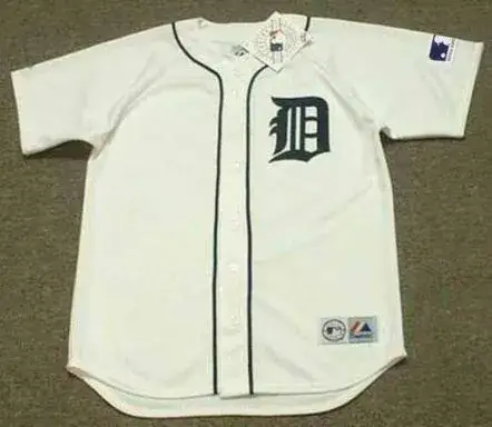 NORM CASH Detroit Tigers 1969 Home Majestic Throwback Baseball Jersey