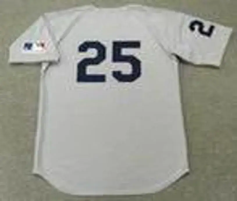 NORM CASH Detroit Tigers 1969 Majestic Cooperstown Away Baseball Jersey 