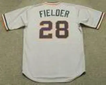 PRINCE FIELDER Detroit Tigers 1980’s Majestic Cooperstown Throwback Jersey 