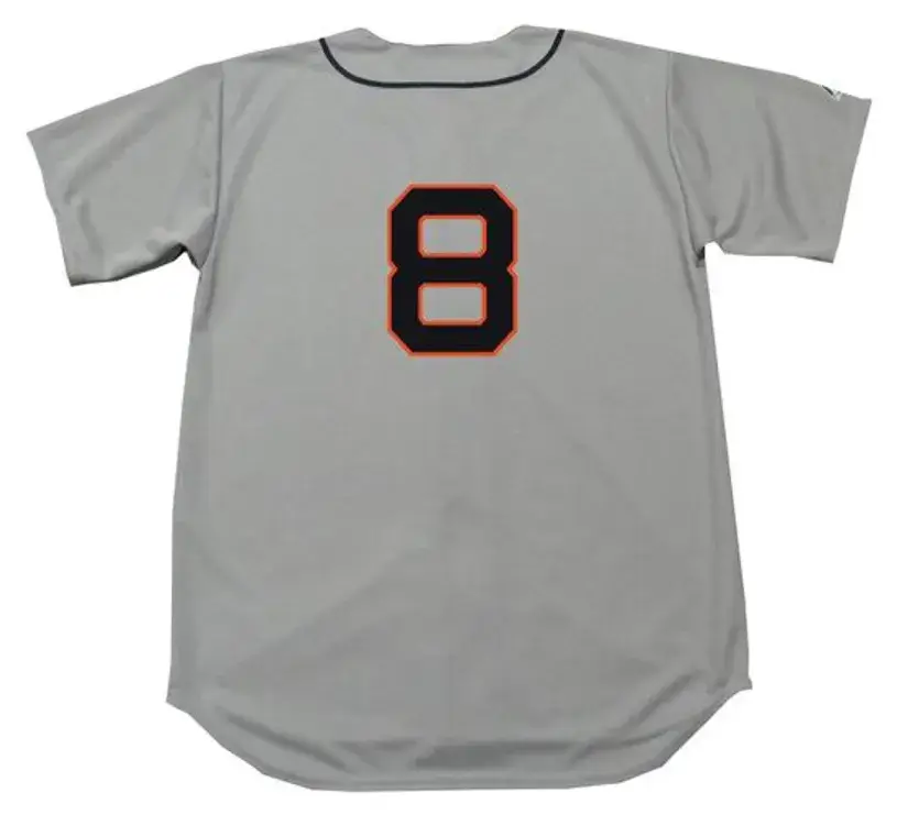 RAY BOONE Detroit Tigers 1955 Majestic Cooperstown Away Baseball Jersey 