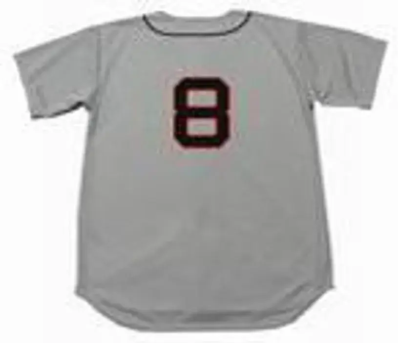 RAY BOONE Detroit Tigers 1955 Majestic Cooperstown Away Baseball Jersey 