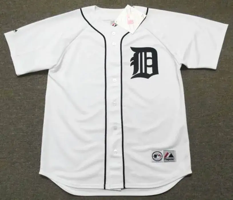ROCKY COLAVITO Detroit Tigers 1960’s Majestic Throwback Home Baseball Jersey