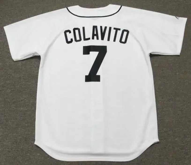 ROCKY COLAVITO Detroit Tigers 1960’s Majestic Throwback Home Baseball Jersey 