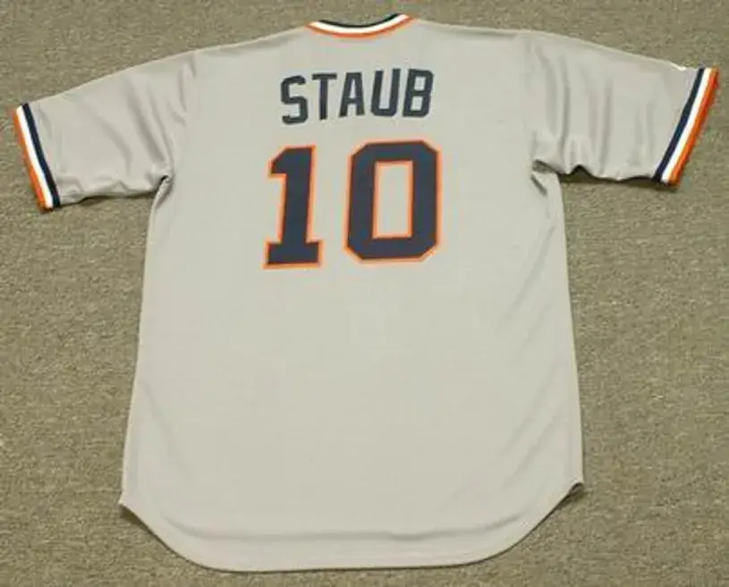 RUSTY STAUB Detroit Tigers 1976 Majestic Cooperstown Throwback Away Baseball Jersey 