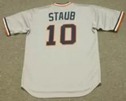 RUSTY STAUB Detroit Tigers 1976 Majestic Cooperstown Throwback Away Baseball Jersey 