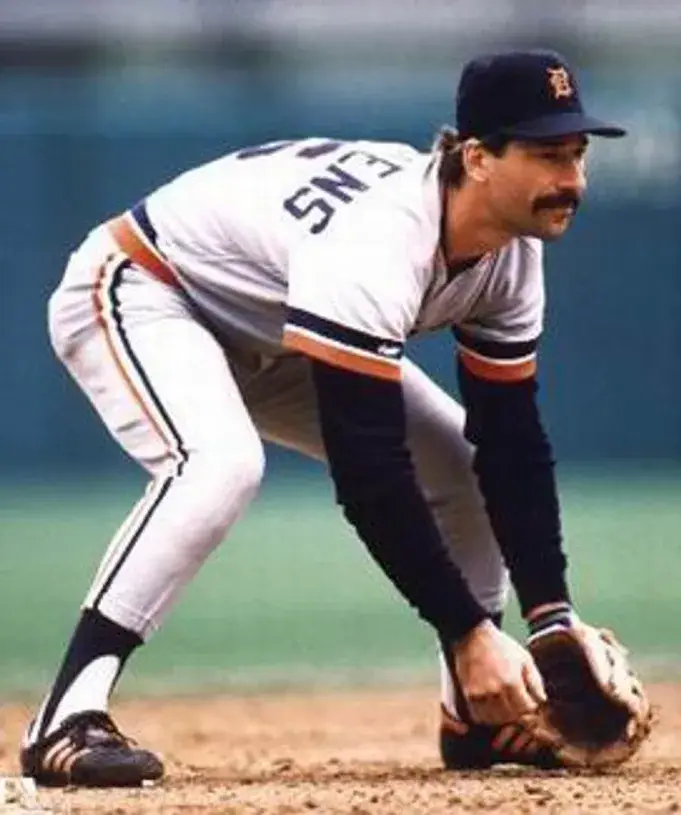TOM BROOKENS Detroit Tigers 1984 Majestic Cooperstown Throwback Away Baseball Jersey 