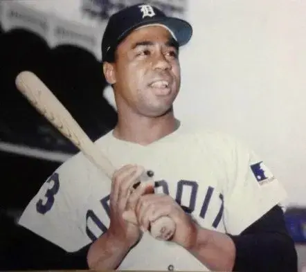 WILLIE HORTON Detroit Tigers 1969 Away Majestic Baseball Throwback Jersey 