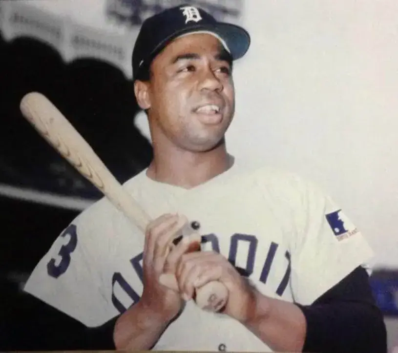 WILLIE HORTON Detroit Tigers 1969 Away Majestic Baseball Throwback Jersey 