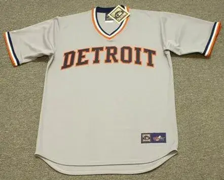 WILLIE HORTON Detroit Tigers 1972 Away Majestic Throwback Baseball Jersey