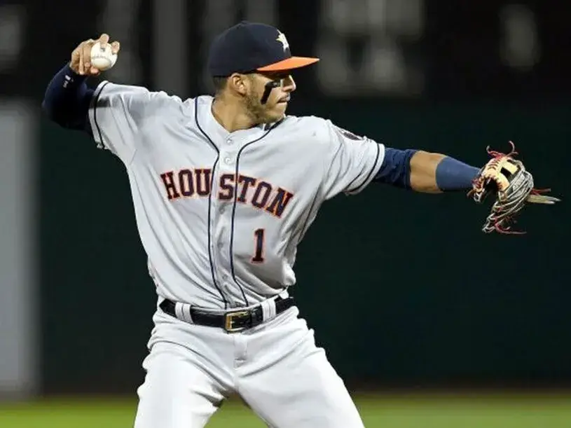 CARLOS CORREA Houston Astros Majestic Away Baseball Jersey 