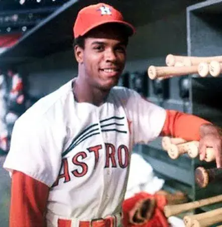 CESAR CEDENO Houston Astros 1971 Majestic Cooperstown Home Baseball Jersey 