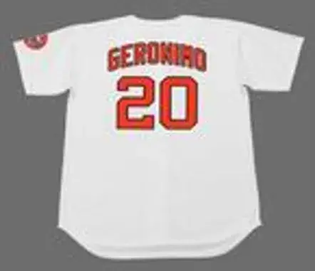 CESAR GERONIMO Houston Astros 1971 Majestic Cooperstown Home Baseball Jersey 