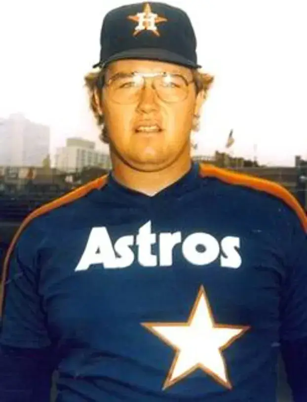CHARLIE KERFELD Houston Astros 1987 Majestic Cooperstown Throwback Baseball Jersey 