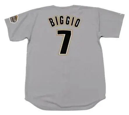 CRAIG BIGGIO Houston Astros 1994 Away Majestic Baseball Throwback Jersey 