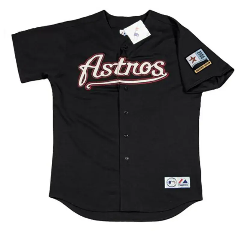 CRAIG BIGGIO Houston Astros 2000 Majestic Throwback Alternate Baseball Jersey