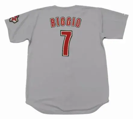 CRAIG BIGGIO Houston Astros 2004 Majestic Throwback Away Baseball Jersey 