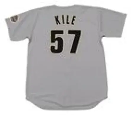 DARRYL KILE Houston Astros 1994 Majestic Throwback Away Baseball Jersey 
