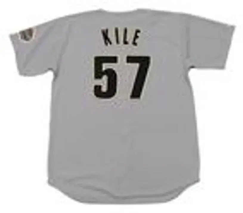 DARRYL KILE Houston Astros 1994 Majestic Throwback Away Baseball Jersey 