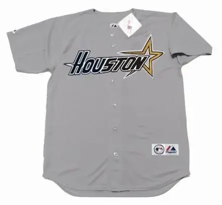 DARRYL KILE Houston Astros 1997 Majestic Throwback Away Baseball Jersey 