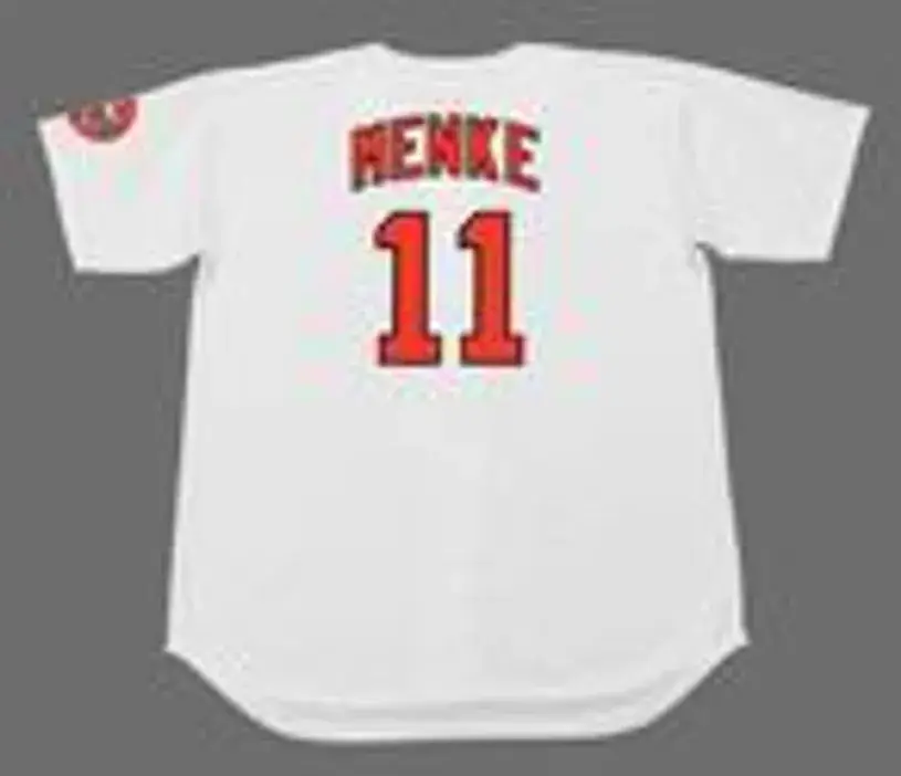 DENIS MENKE Houston Astros 1971 Majestic Cooperstown Home Baseball Jersey 