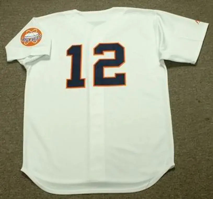DOUG RADER Houston Astros 1960’s Majestic Cooperstown Home Jersey 