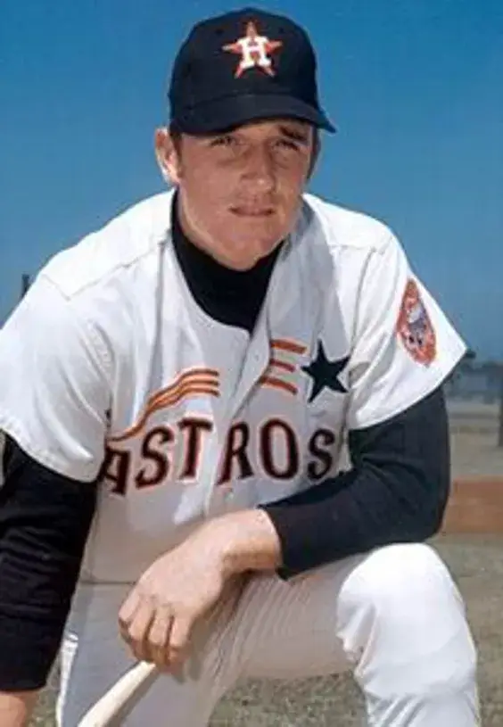 DOUG RADER Houston Astros 1960’s Majestic Cooperstown Home Jersey 