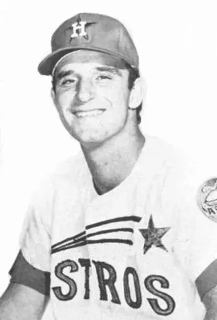 DOUG RADER Houston Astros 1971 Majestic Cooperstown Home Baseball Jersey 
