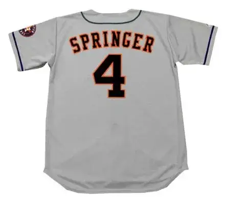 GEORGE SPRINGER Houston Astros Majestic Away Baseball Jersey 