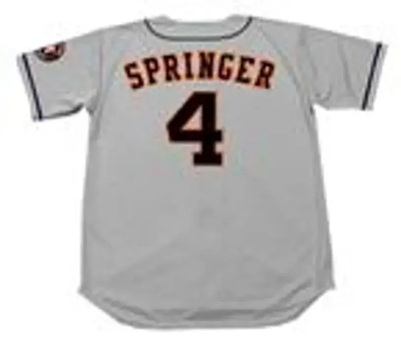 GEORGE SPRINGER Houston Astros Majestic Away Baseball Jersey 