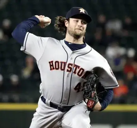 GERRIT COLE Houston Astros Majestic Away Baseball Jersey 