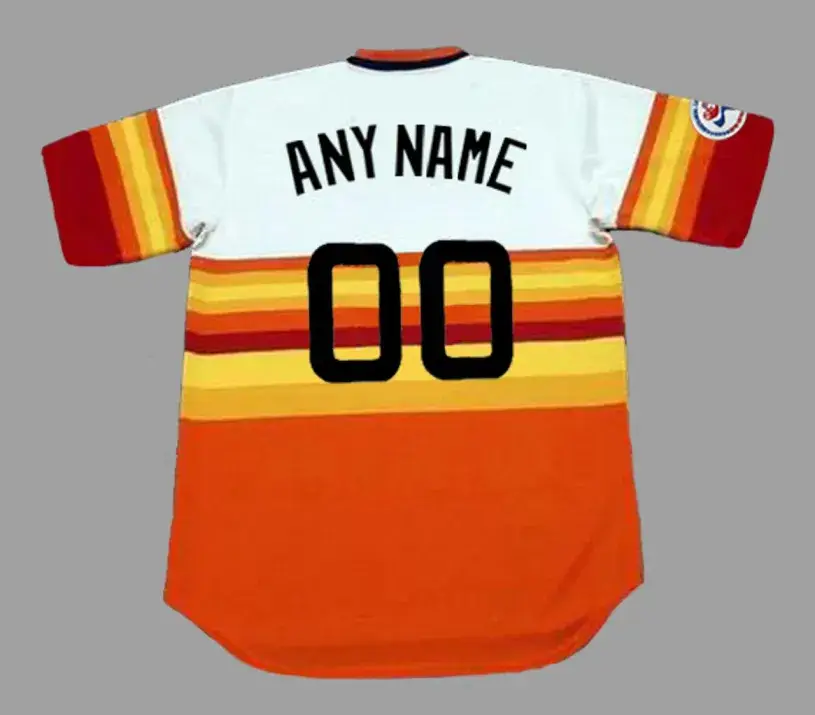 HOUSTON ASTROS 1976 Majestic Cooperstown Home Jersey Customized “Any Name & Number(s)” 