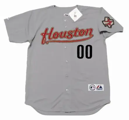 HOUSTON ASTROS 2000 Majestic Throwback Away Jersey Customized “Any Name &  Number(s)”