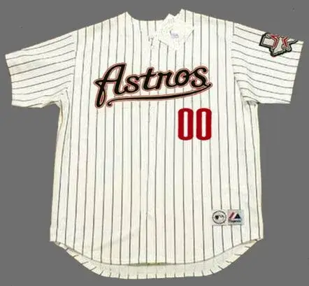 HOUSTON ASTROS 2004 Majestic Throwback Home Jersey Customized “Any Name &  Number(s)”