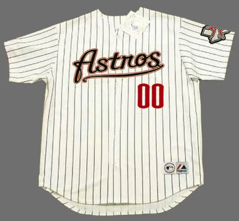HOUSTON ASTROS 2004 Majestic Throwback Home Jersey Customized “Any Name &  Number(s)”