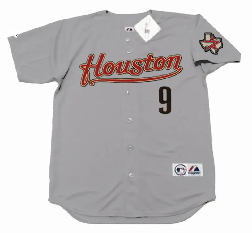 HUNTER PENCE Houston Astros 2008 Majestic Throwback Away Baseball Jersey