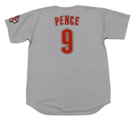 HUNTER PENCE Houston Astros 2008 Majestic Throwback Away Baseball Jersey 