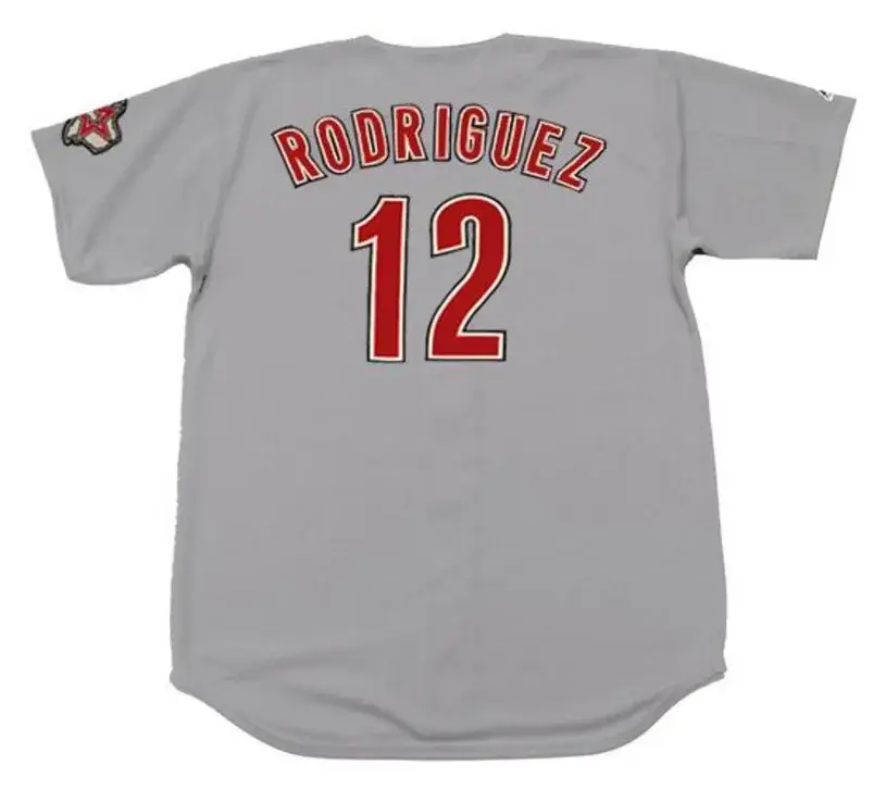 IVAN RODRIGUEZ Houston Astros 2009 Majestic Throwback Away Baseball Jersey 