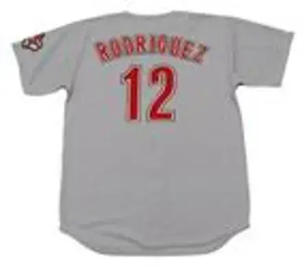 IVAN RODRIGUEZ Houston Astros 2009 Majestic Throwback Away Baseball Jersey 